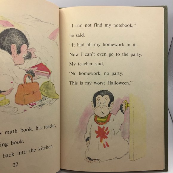 Vintage I Can Read Children's Beginning Hardback Book Arthur's Halloween Costume - Picture 4 of 9